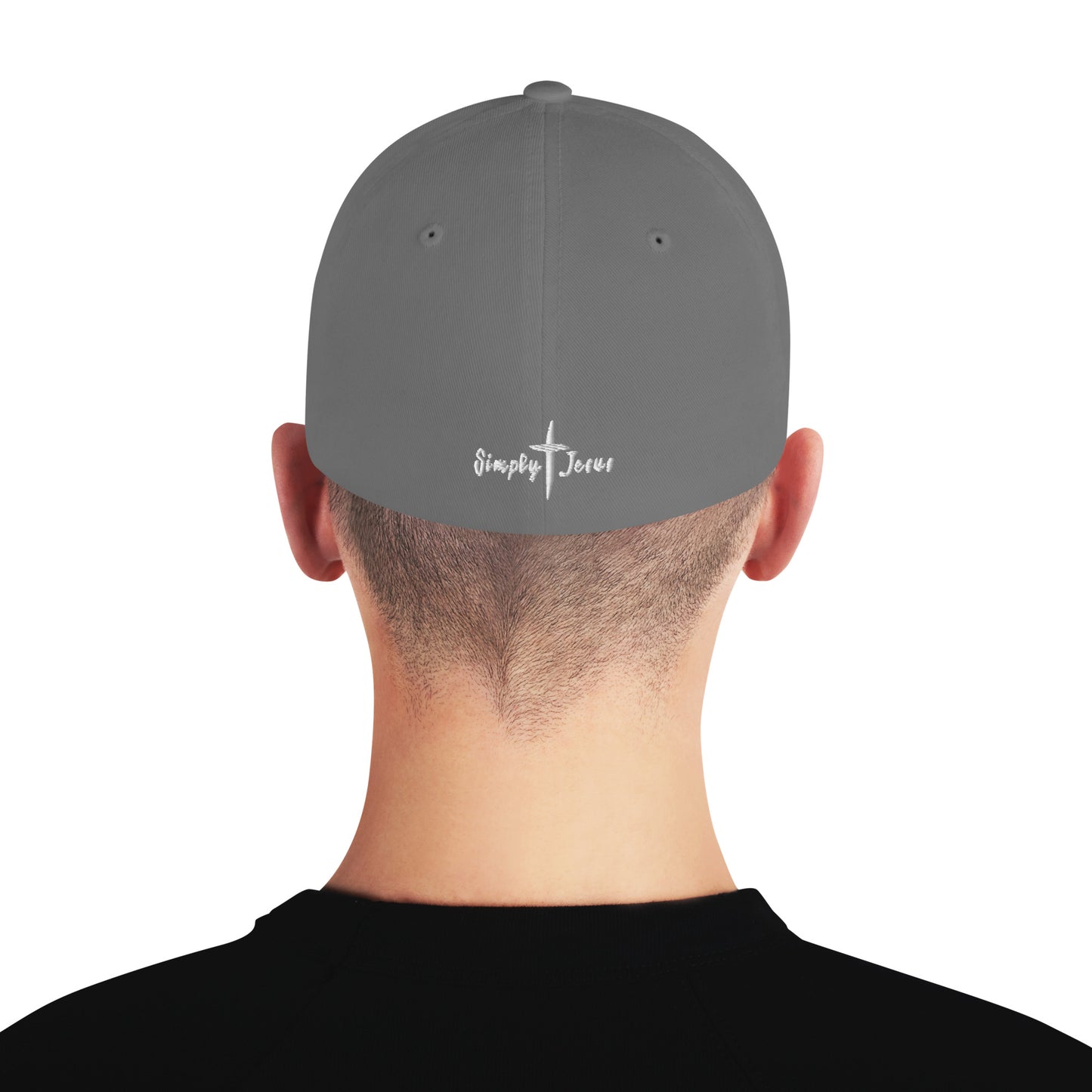 Flat Embroidered-Fitted Hat