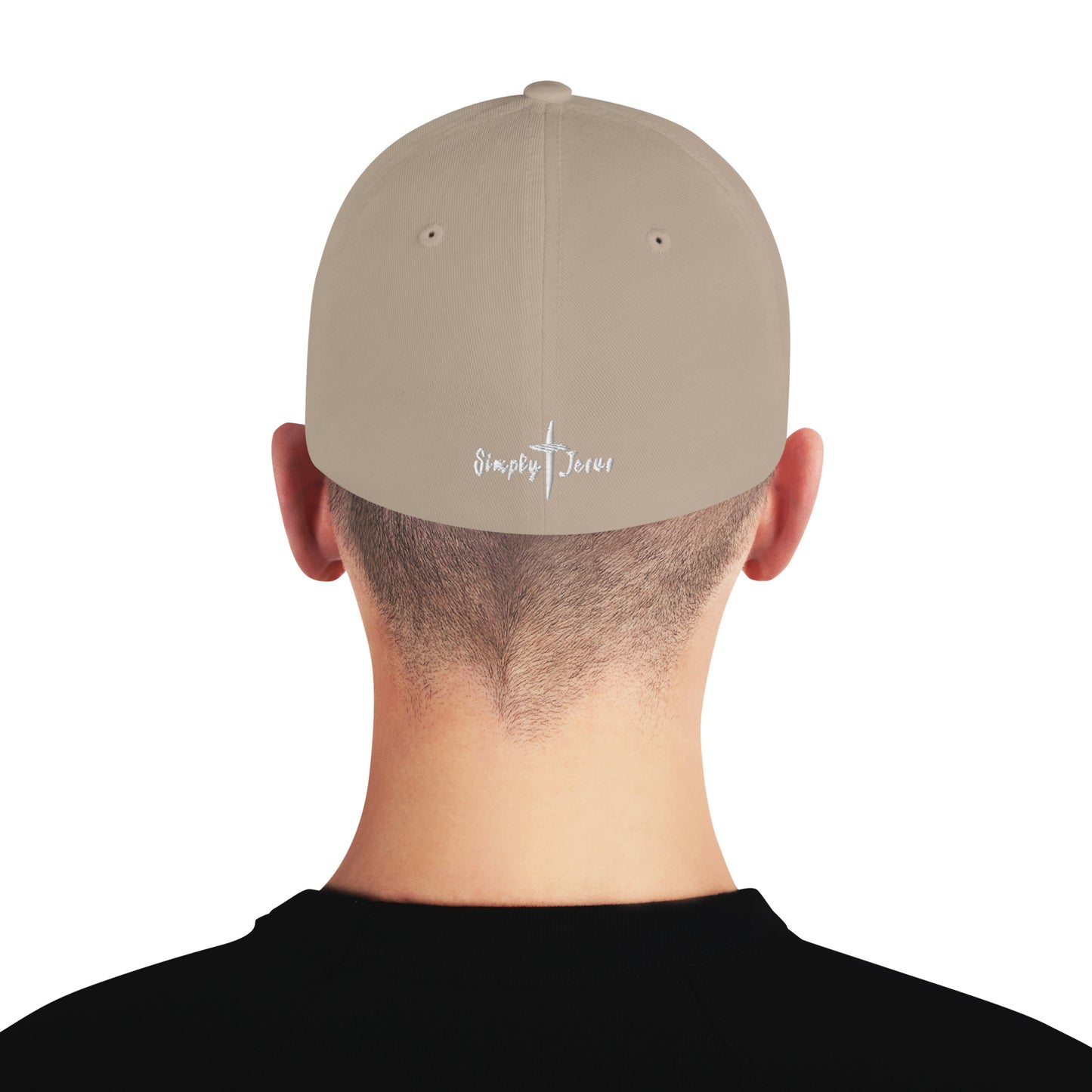 Flat Embroidered-Fitted Hat