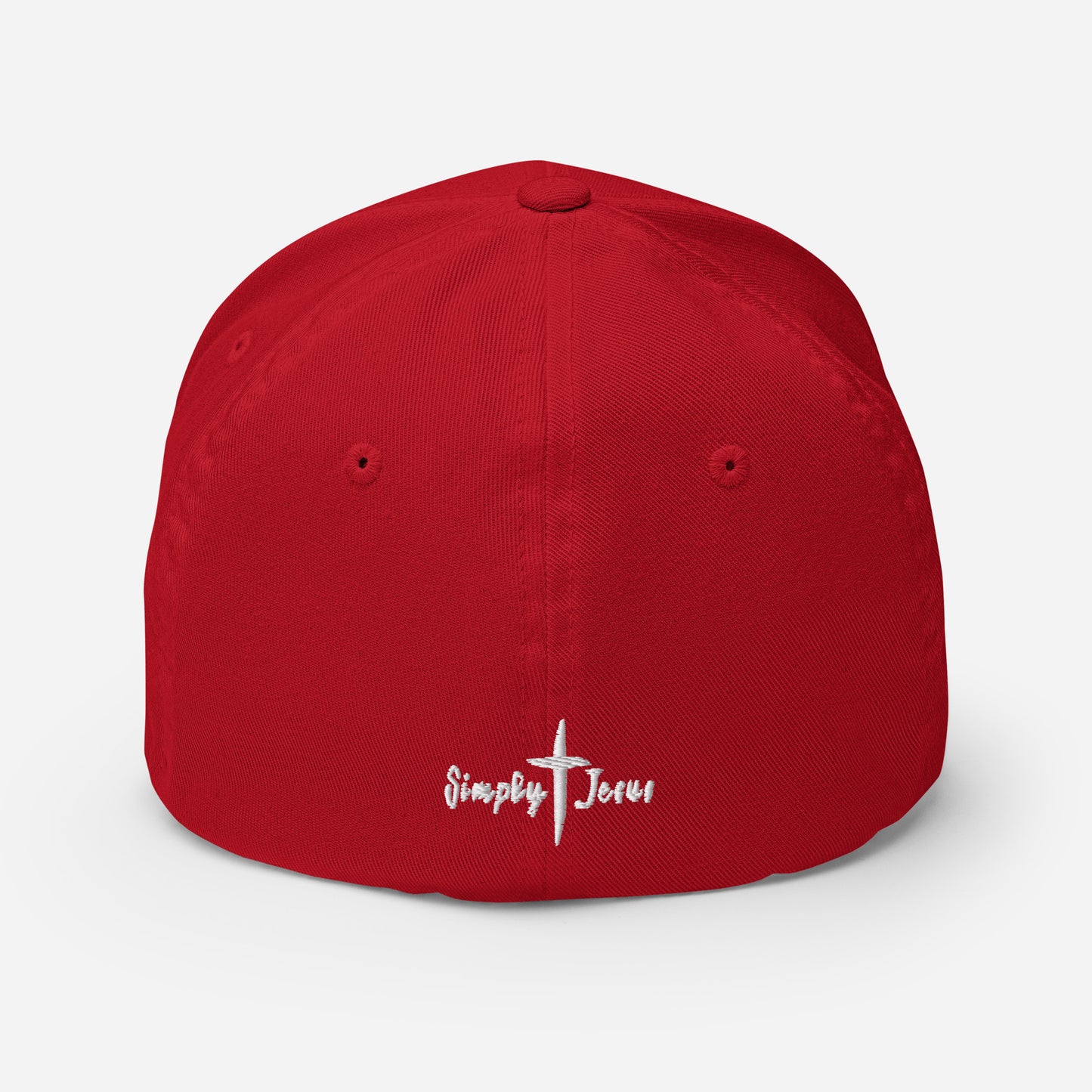 Flat Embroidered-Fitted Hat