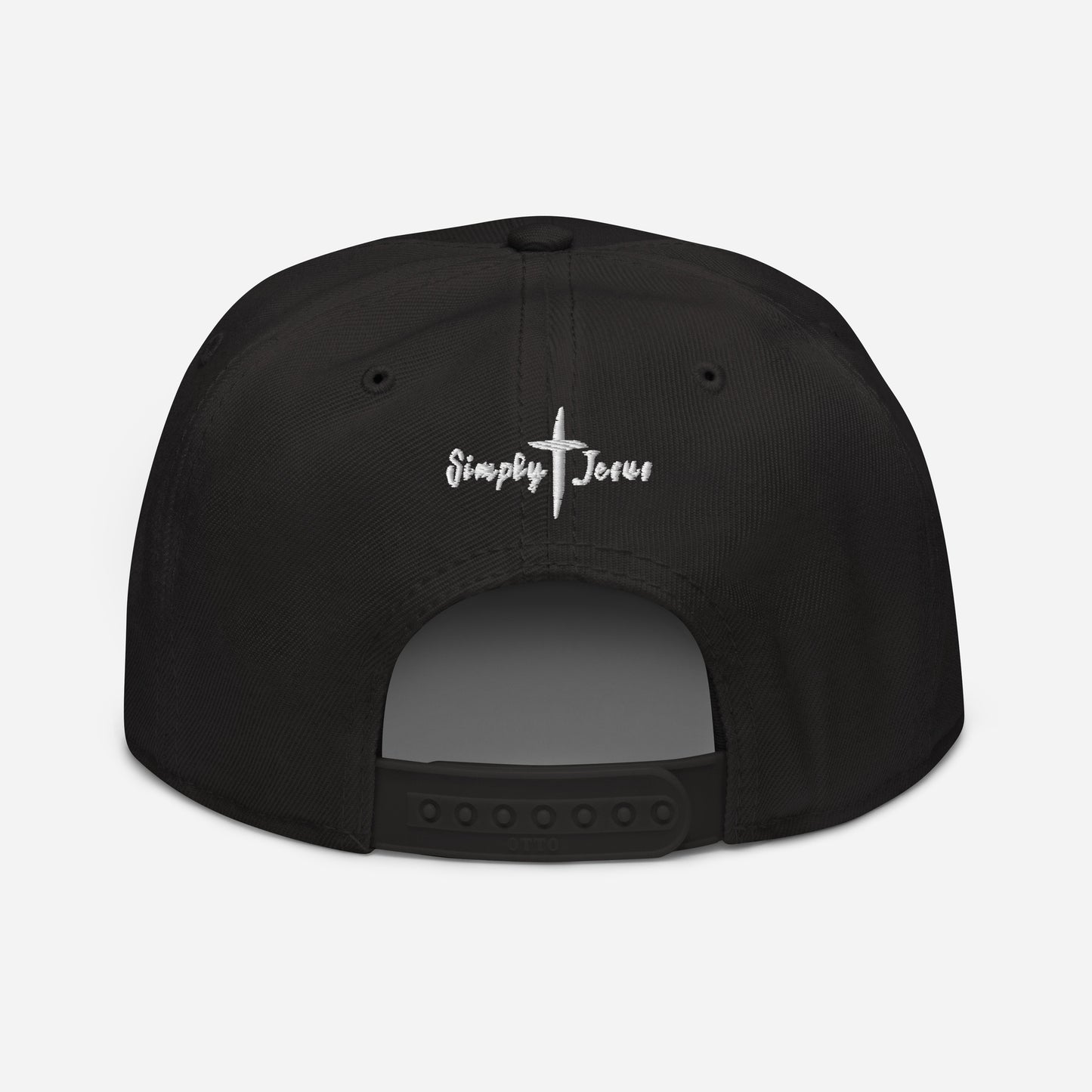 Flat Embroidered-Snapback Hat