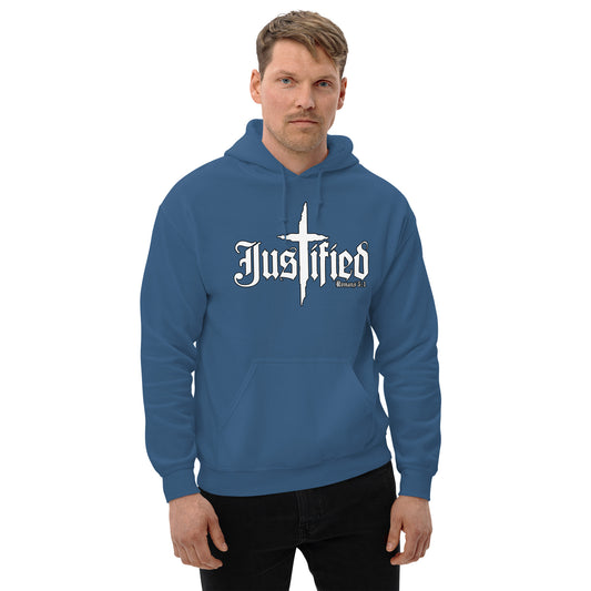 Justified Romans 5:1-Unisex Hoodie