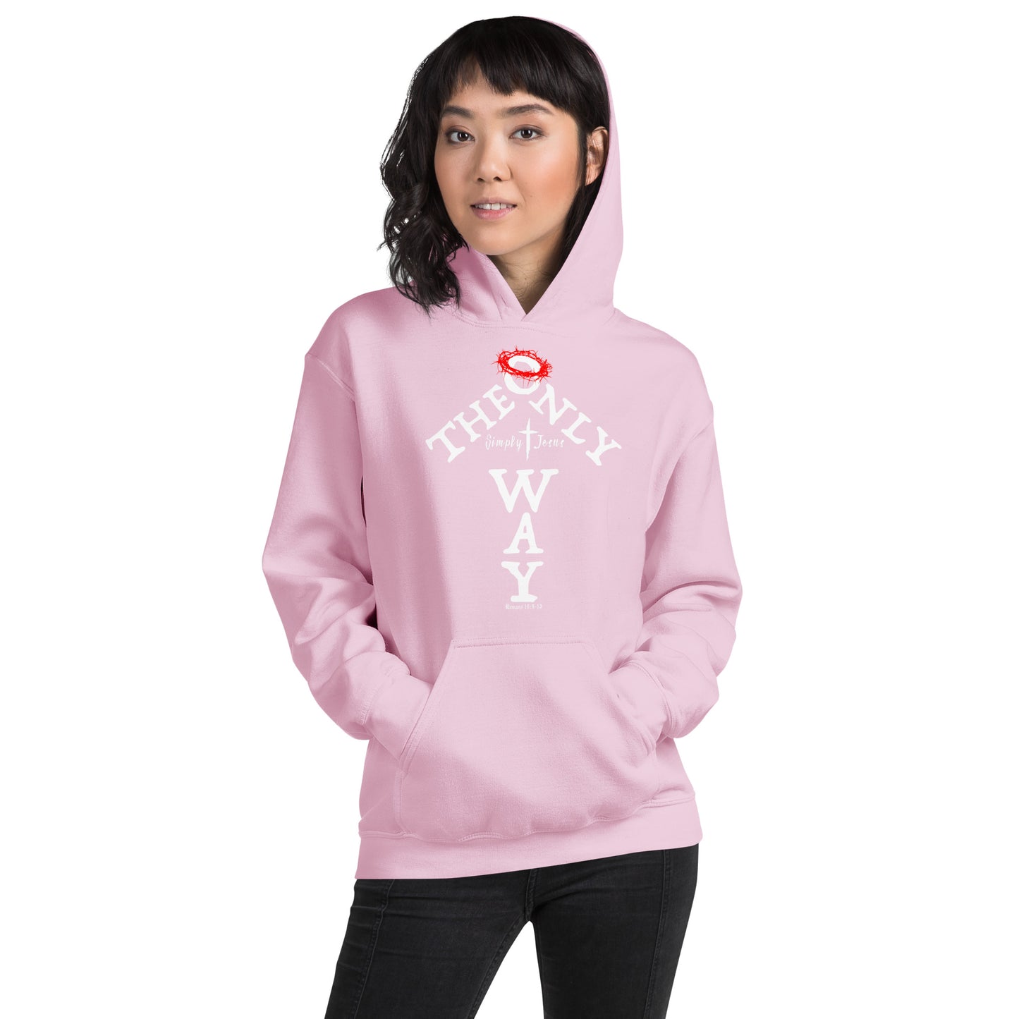 The Only Way-Rom 10:9-13 Unisex Hoodie