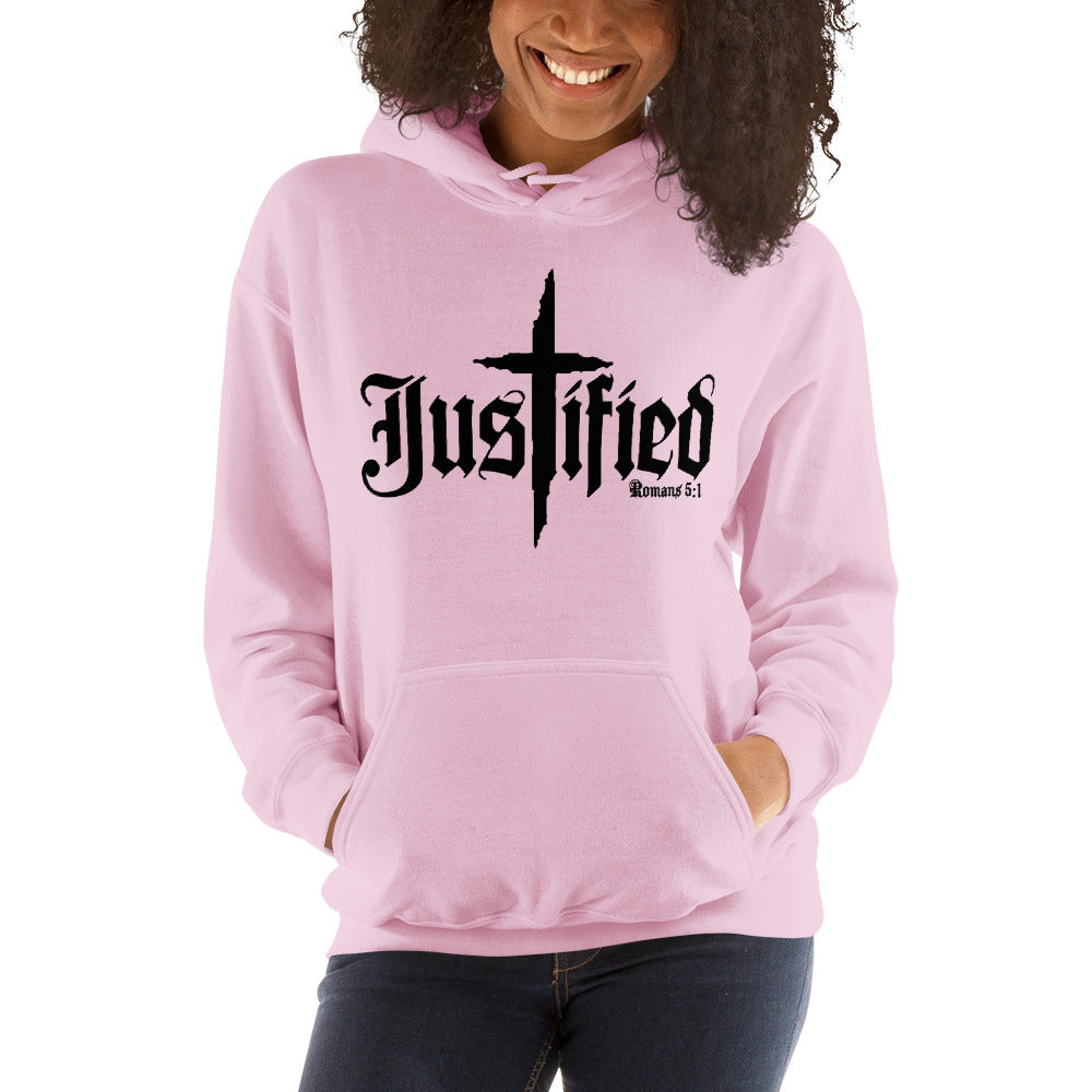 Justified Romans 5:1-Unisex Hoodie