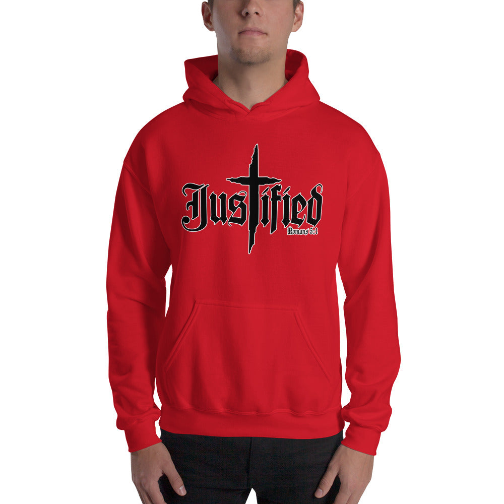 Justified Romans 5:1-Unisex Hoodie